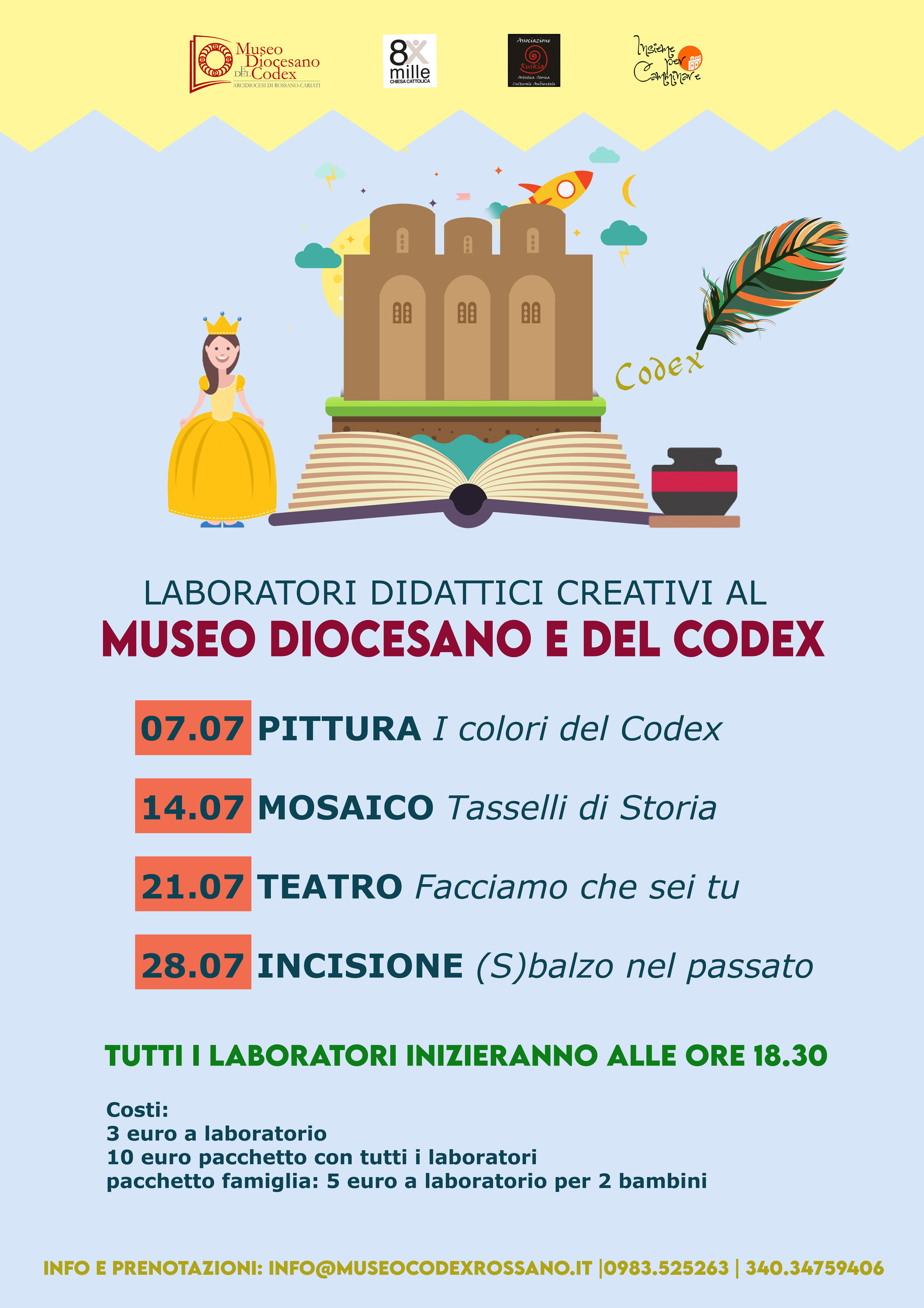 LABORATORI DIDATTICI CREATIVI AL MUSEO 